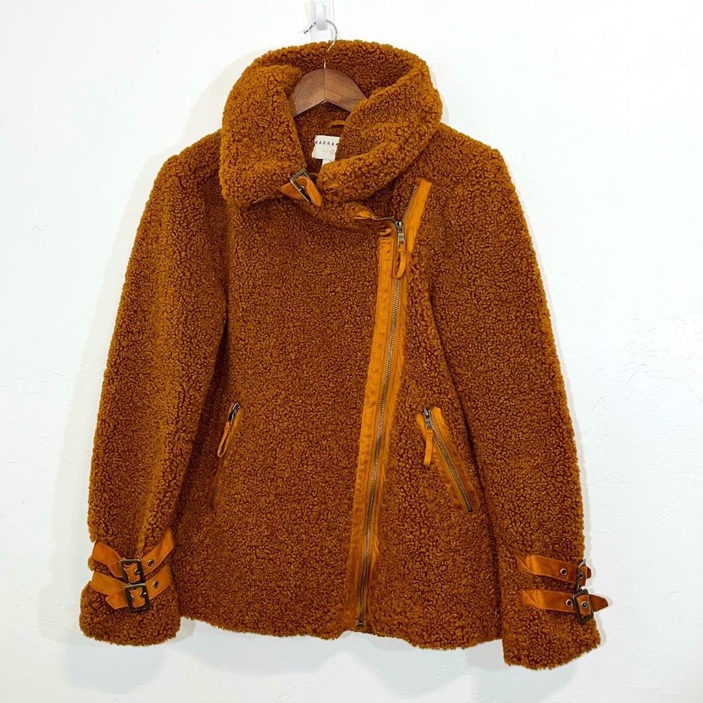 Anthropologie Marrakech Cozy Sherpa Jacket Size Small